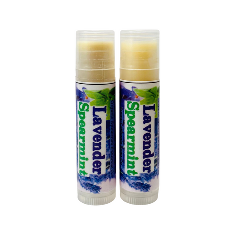 Lavender Spearmint Lip Balm ~ Petroleum Free ~ Made with sunshine and happiness!