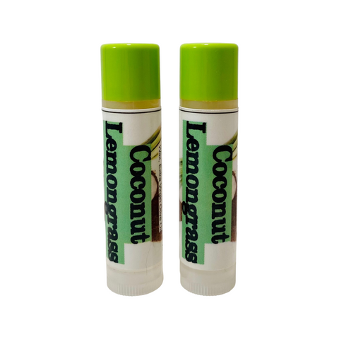 Coconut Lemongrass Lip Balm ~ Petroleum Free ~ Made with sunshine and happiness!