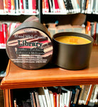 Candle "Library - A Candle for Book Lovers" scented Wooden Wick Soy Candle